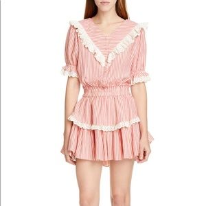BNWT loveshackfancy nanette mini dress XS
